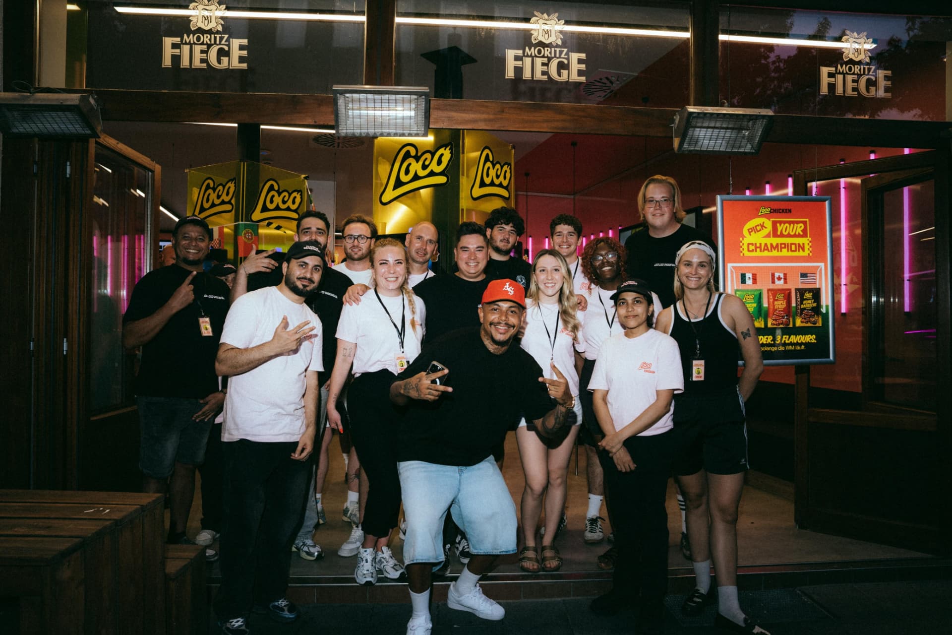 The LANCH team at the store opening in Bochum