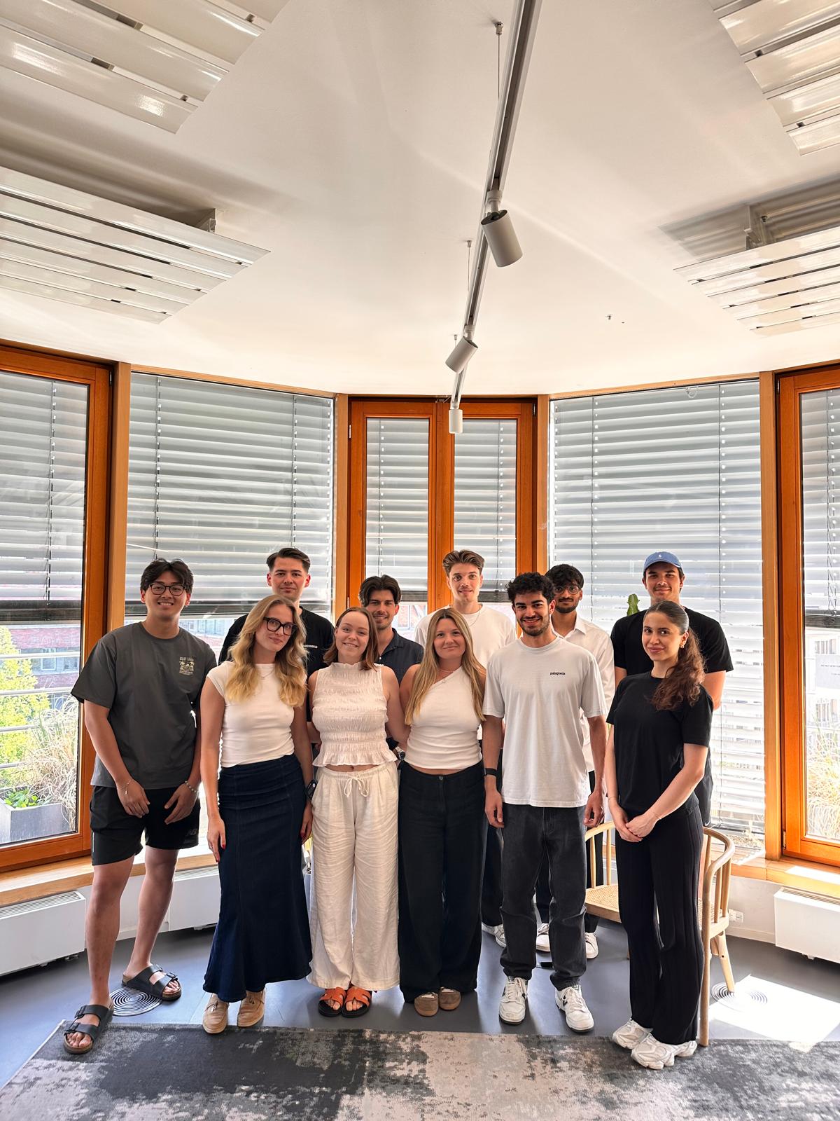 The LANCH team together in the Berlin office